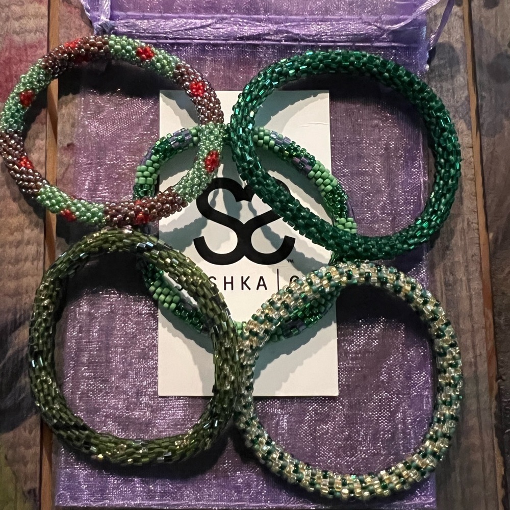 Sashka Co Beaded Bracelets Set of 5 B30